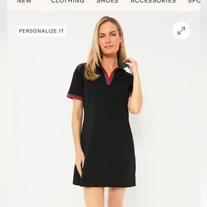 Tuckernuck Black Hutton Polo Dress